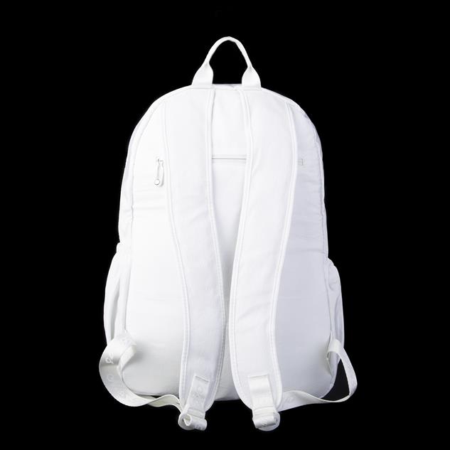 Nas Bag Unisex Büyük Boy Su Geçirmez (waterproof) Hafif Sırt Çantası Çok Gözlü Beyaz
