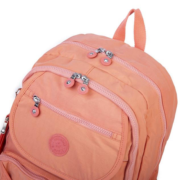 Nas Bag Unisex Büyük Boy  Zararlı Kimyasal İçermeyen Waterproof Sırt Çantası Somon
