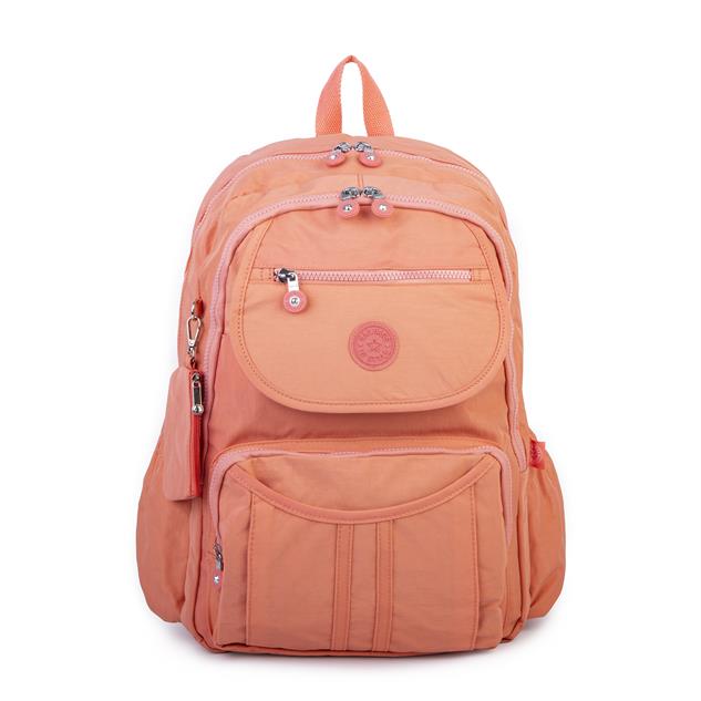 Nas Bag Unisex Büyük Boy  Zararlı Kimyasal İçermeyen Waterproof Sırt Çantası Somon