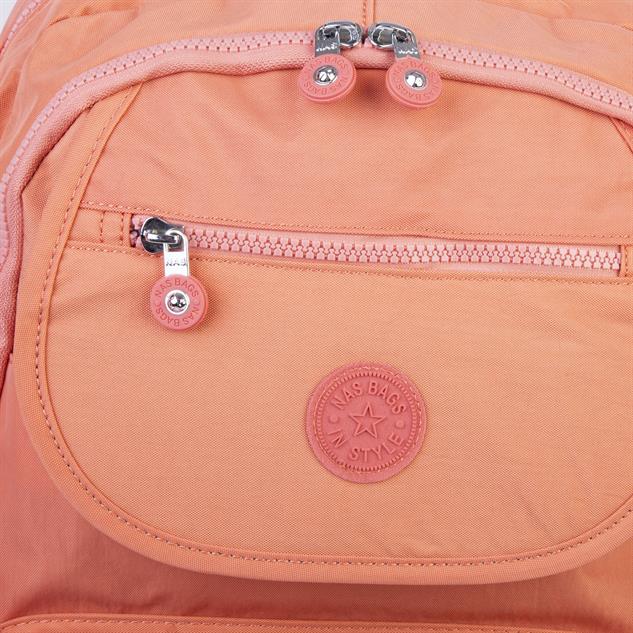 Nas Bag Unisex Büyük Boy  Zararlı Kimyasal İçermeyen Waterproof Sırt Çantası Somon
