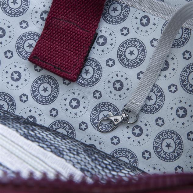 Nas Bag Unisex Büyük Boy  Zararlı Kimyasal İçermeyen Waterproof Sırt Çantası Bordo