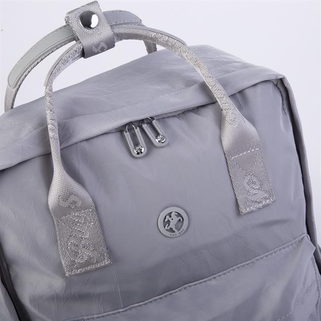 Nas Bag Unisex Sırt ve El Çantası Büyük Boy Su Geçirmez Sırt Çantası (29x40 cm ) Gri