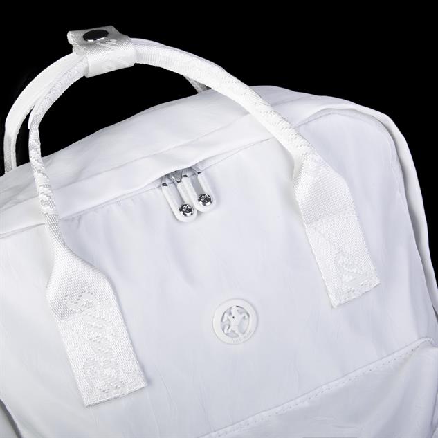 Nas Bag Unisex Sırt ve El Çantası Büyük Boy Su Geçirmez Sırt Çantası (29x40 cm ) Beyaz 