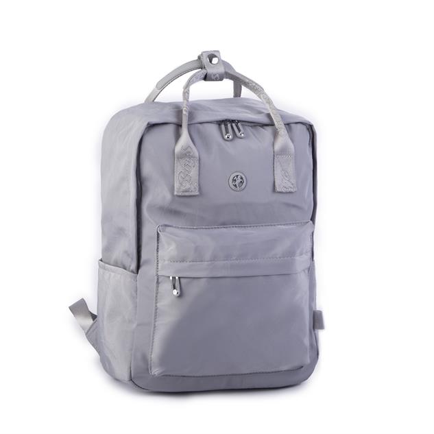 Nas Bag Unisex Sırt ve El Çantası Büyük Boy Su Geçirmez Sırt Çantası (29x40 cm ) Gri