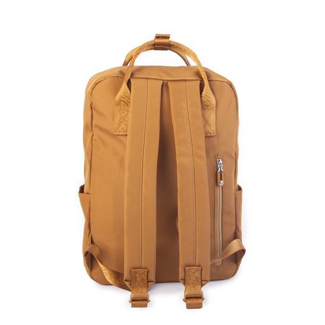 Nas Bag Unisex Sırt ve El Çantası Büyük Boy Su Geçirmez Sırt Çantası (29x40 cm ) Hardal
