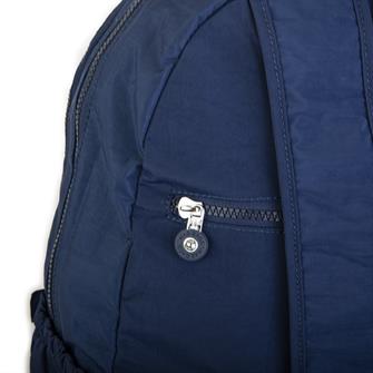 Nas Bag Unisex Su İtici Özellik Kazandırılmış Çok Gözlü Büyük Boy Sırt Çantası Lacivert 