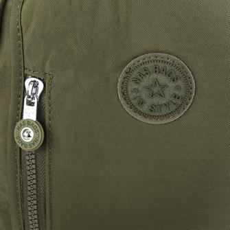 Nas Bag Unisex Zararlı Kimyasal İçermeyen Waterproof Sırt Çantası Koyu Yeşil