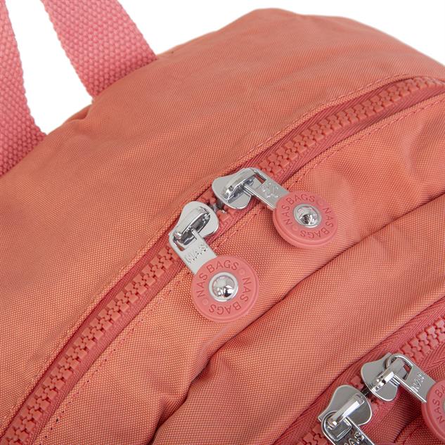 Nas Bag Unisex Zararlı Kimyasal İçermeyen Waterproof Sırt Çantası Somon