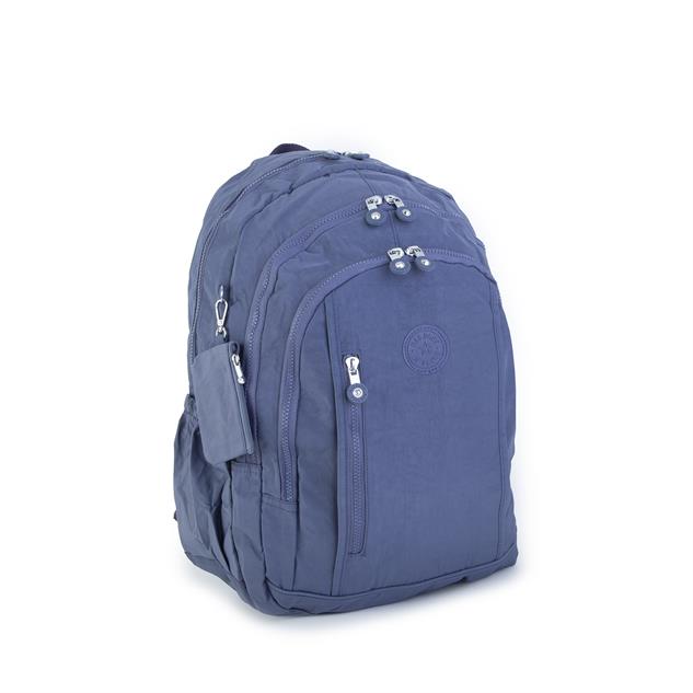 Nas Bag Unisex Zararlı Kimyasal İçermeyen Waterproof Sırt Çantası Füme 