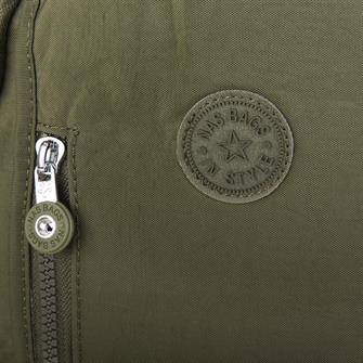 Nas Bag Unisex Zararlı Kimyasal İçermeyen Waterproof Sırt Çantası Koyu Yeşil
