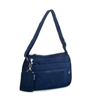 Nas Bag Unisex Zararlı Kimyasal İçermeyen Su İtici Özellikte Çapraz Çanta Lacivert 