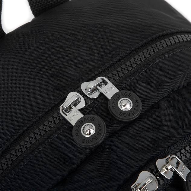 Nas Bag Unisex Zararlı Kimyasal İçermeyen Waterproof Sırt Çantası Siyah