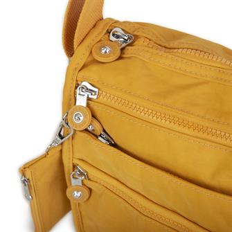 Nas Bag Unisex Zararlı Kimyasal İçermeyen Su İtici Özellikte Çapraz Çanta Hardal 