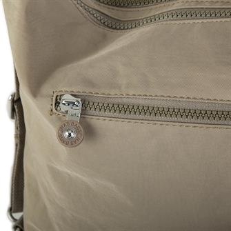 Nas Bag Unisex Zararlı Kimyasal İçermeyen Su İtici Özelliğe Sahip Omuz ve Sırt Çantası Dönüştürülebilir Tasarım  Vizon 