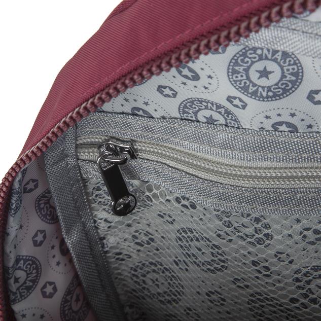 Nas Bag Unisex Zararlı Kimyasal İçermeyen Waterproof Sırt Çantası Bordo
