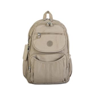Nas Bag Unisex Zararlı Kimyasal İçermeyen Waterproof Sırt Çantası Vizon