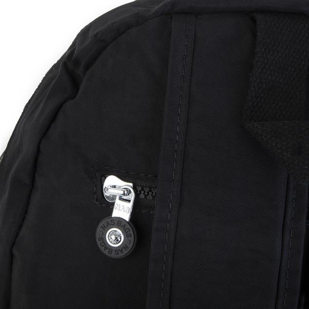 Nas Bag Unisex Zararlı Kimyasal İçermeyen Waterproof Sırt Çantası Siyah (30x44 cm )