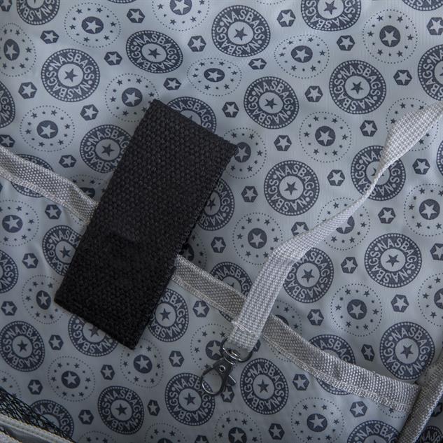 Nas Bag Unisex Zararlı Kimyasal İçermeyen Waterproof Sırt Çantası Siyah (30x44 cm )