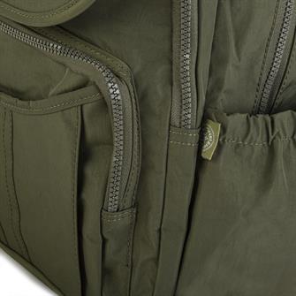 Nas Bag Unisex Zararlı Kimyasal İçermeyen Waterproof Sırt Çantası Koyu Yeşil