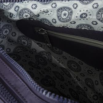 Nas Bag Unisex Zararlı Kimyasal İçermeyen Su İtici Özelliğe Sahip Omuz ve Sırt Çantası Dönüştürülebilir Tasarım  Koyu Mor