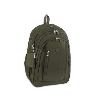 Nas Bag Unisex Zararlı Kimyasal İçermeyen Waterproof Sırt Çantası Koyu Yeşil