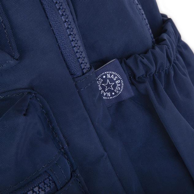 Nas Bag Unisex Zararlı Kimyasal İçermeyen Waterproof Sırt Çantası Lacivert