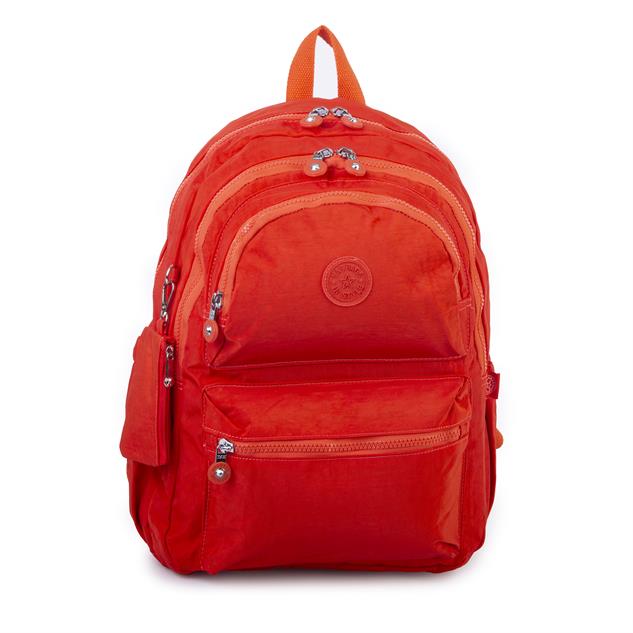 Nas Bag Unisex Zararlı Kimyasal İçermeyen Waterproof Sırt Çantası Turuncu