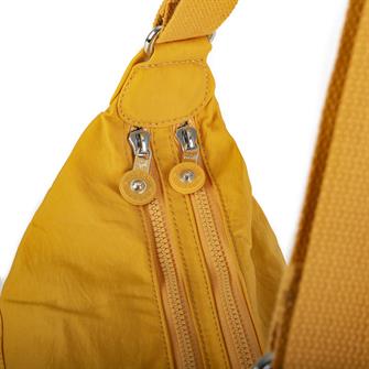 Nas Bag Unisex Zararlı Kimyasal İçermeyen Su İtici Özelliğe Sahip Omuz ve Sırt Çantası Dönüştürülebilir Tasarım  Hardal
