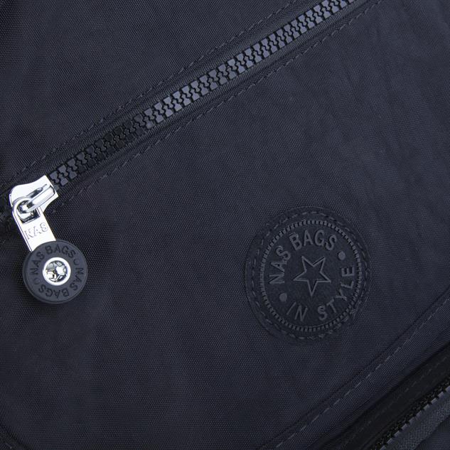 Nas Bag Unisex Zararlı Kimyasal İçermeyen Waterproof Sırt Çantası Siyah