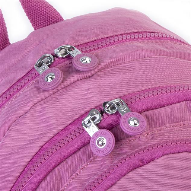 Nas Bag Unisex Zararlı Kimyasal İçermeyen Waterproof Sırt Çantası Gül Kurusu