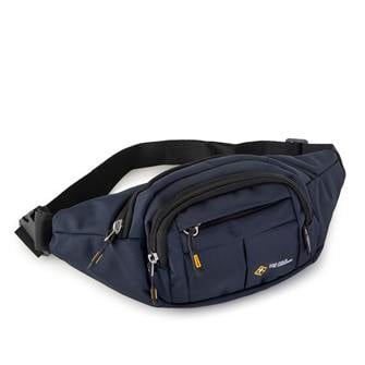 Nas Bag (Waterproof) Outdoor Fonksiyonel Çok Gözlü Erkek Bel ve Body Bag Lacivert 
