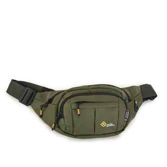 Nas Bag (Waterproof) Outdoor Fonksiyonel Çok Gözlü Erkek Bel ve Body Bag Haki Yeşil