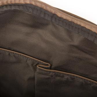 Nas Bag Yıkanmış Deri Çok Gözlü Yumuşak Dokulu Omuz Ve Sırt Çantası Vizon