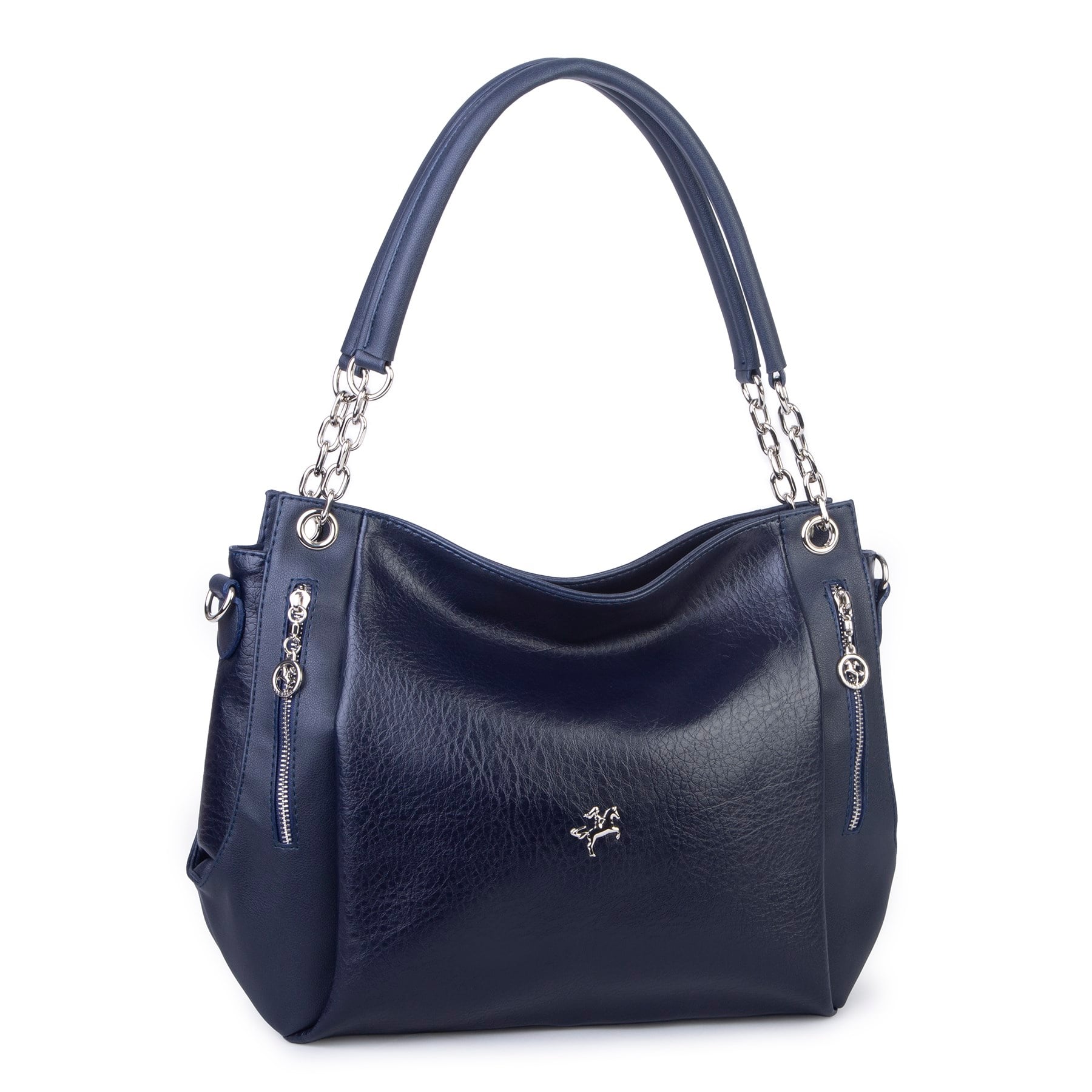 Nas Bag Kadın Büyük Boy Omuz Çantası ( 45x34x21 cm) Lacivert Victoria