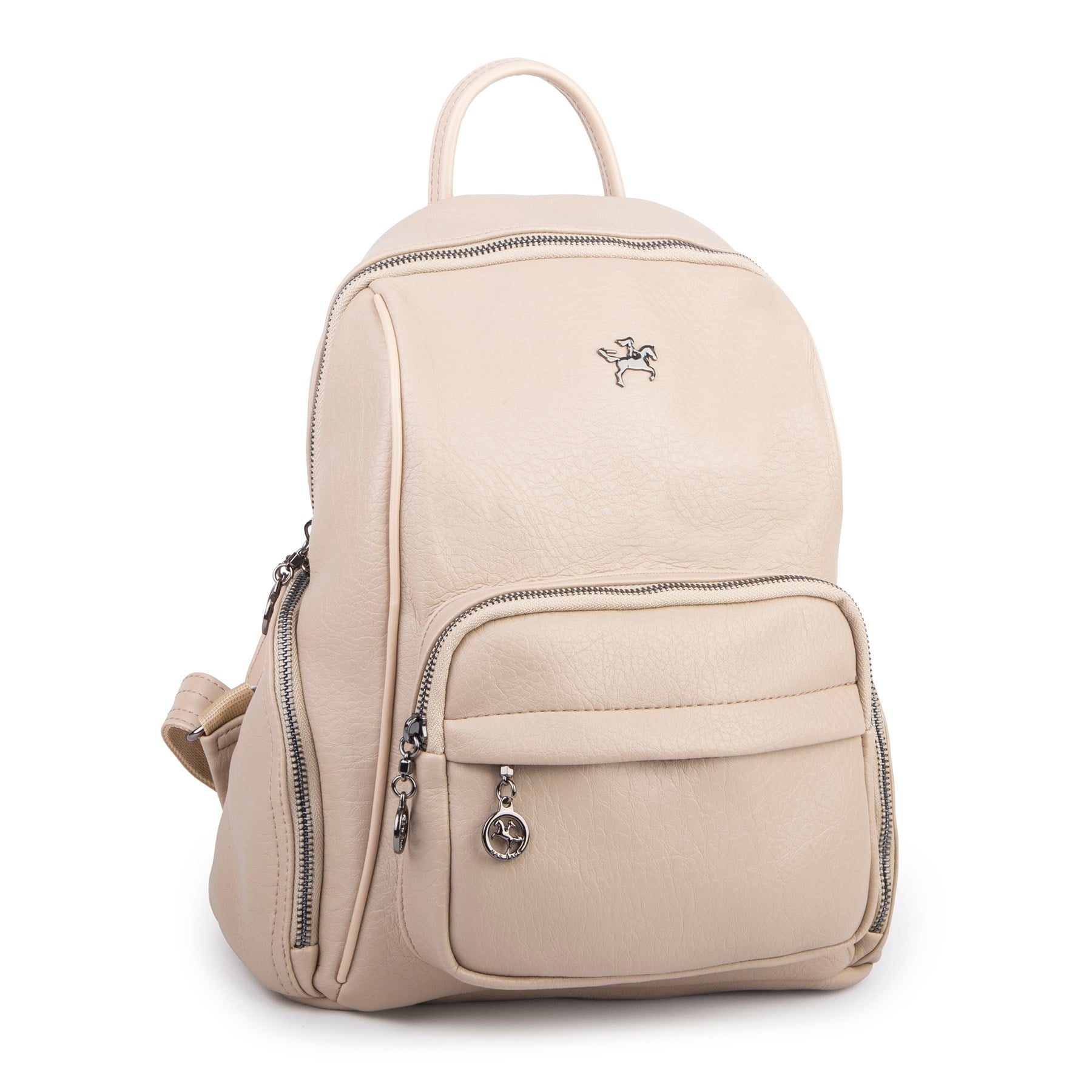 Nas Bag Kadın Çok Cepli Sırt Çantası (en :30cm x boy:34) Kum Victoria