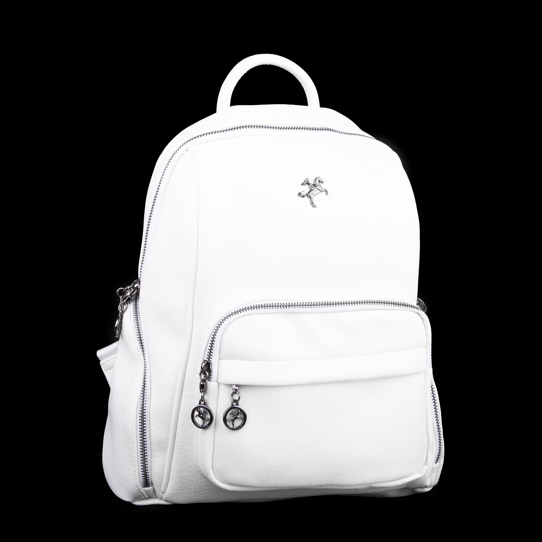 Nas Bag Kadın Çok Cepli Sırt Çantası (en :30cm x boy:34) Beyaz Victoria