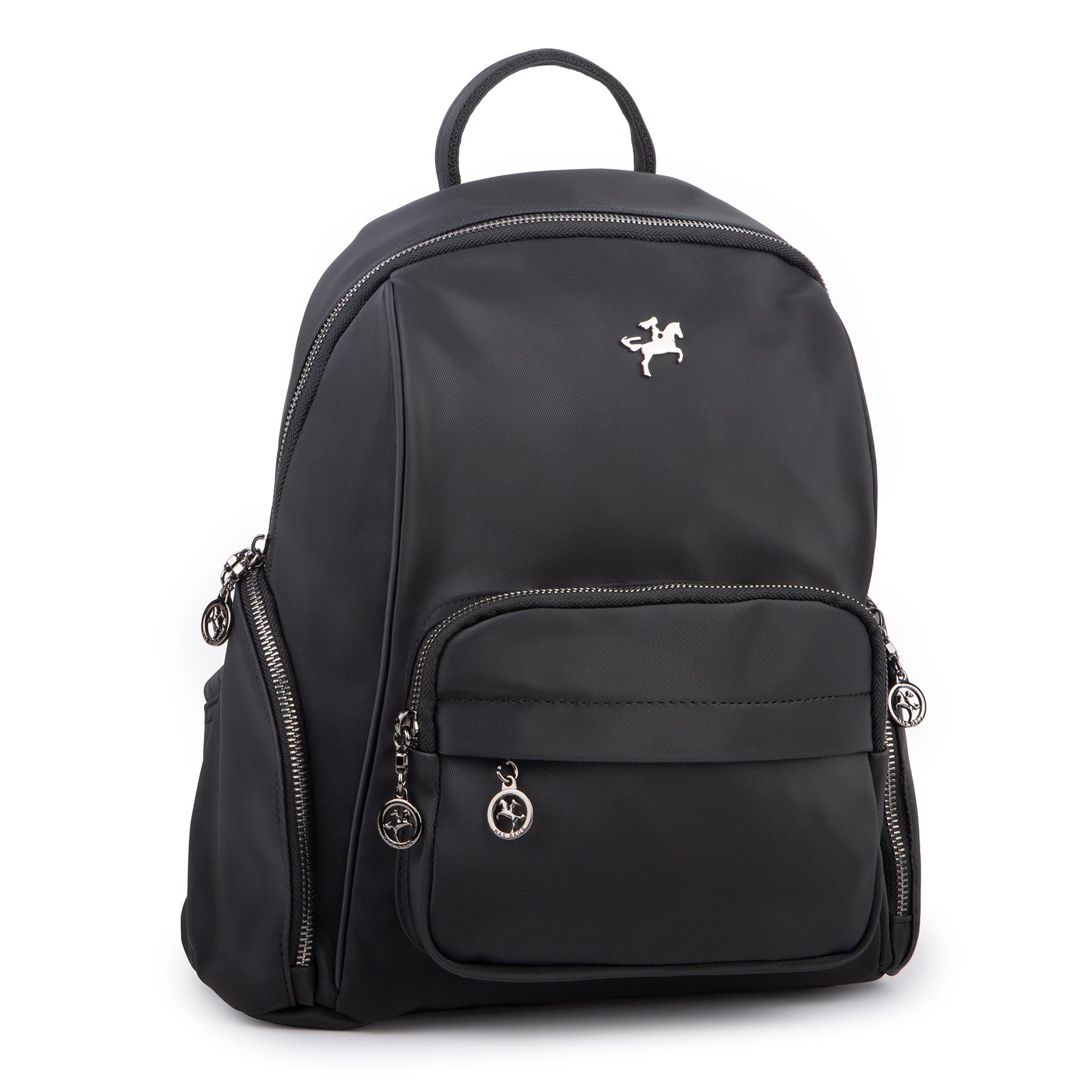 Nas Bag Kadın Çok Cepli Sırt Çantası (en :30cm x boy:34) Siyah Buzzy