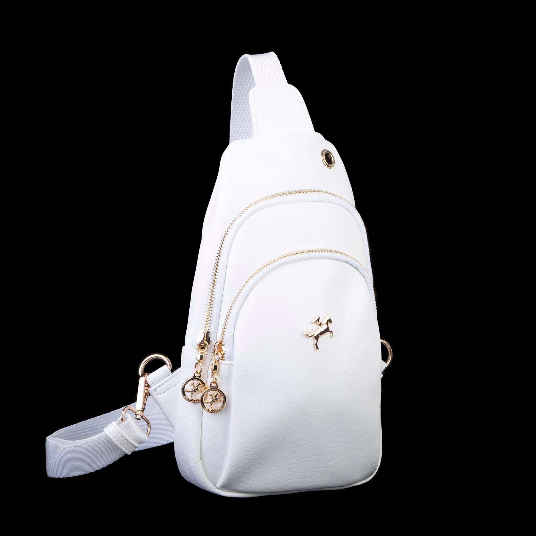 Nas Bag Kadın Crossbody Bag Bel ve Body Bag Beyaz Victoria