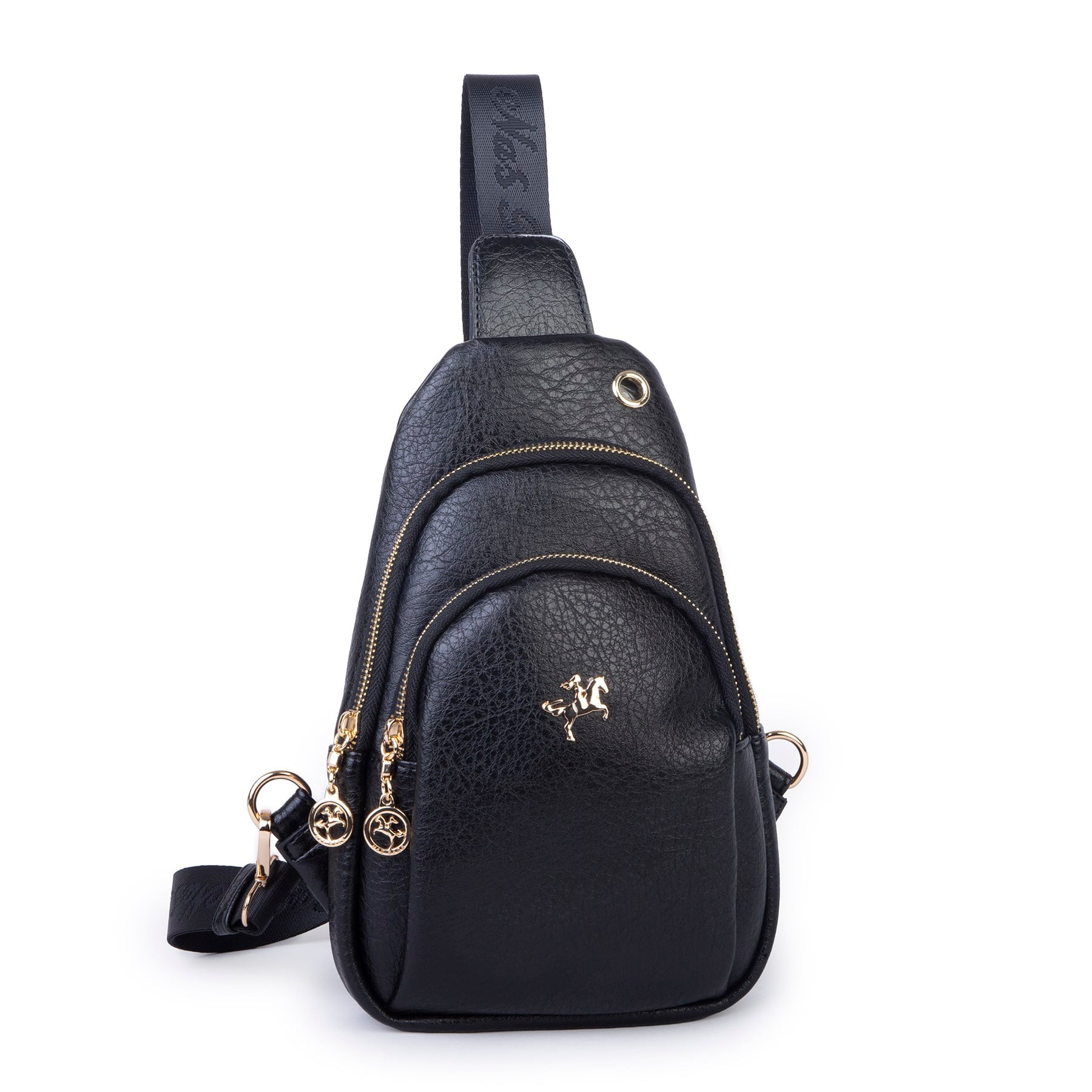 Nas Bag Kadın Crossbody Bag Bel ve Body Bag Siyah Victoria