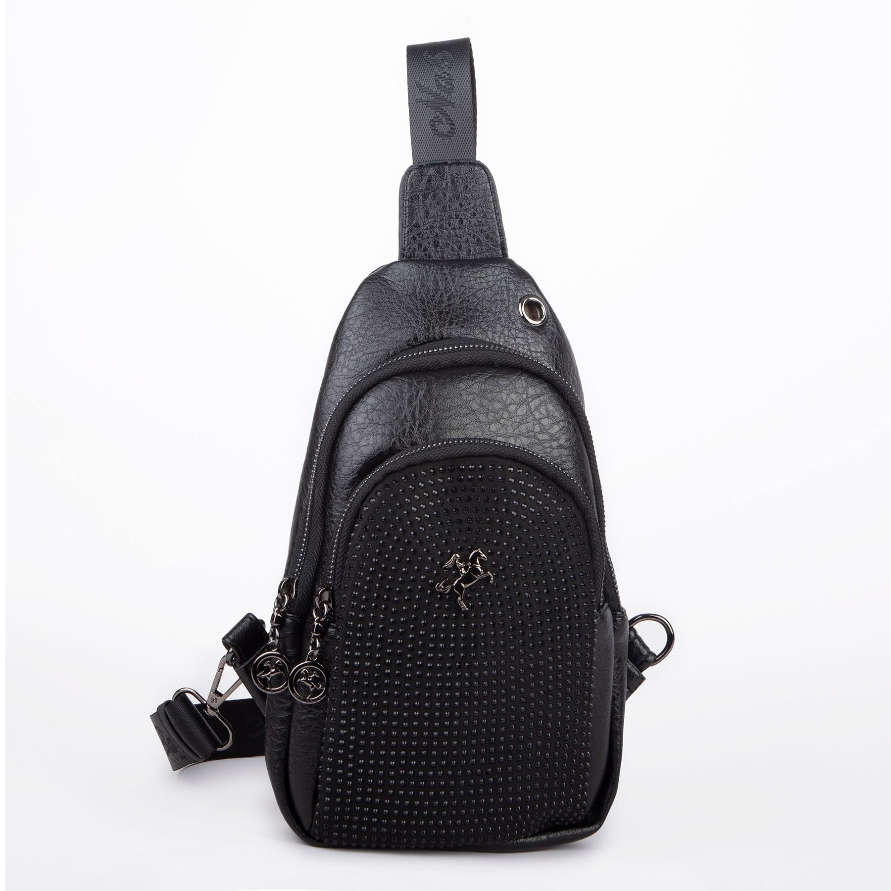 Nas Bag Kadın Crossbody Bag Bel ve Body Bag Siyah