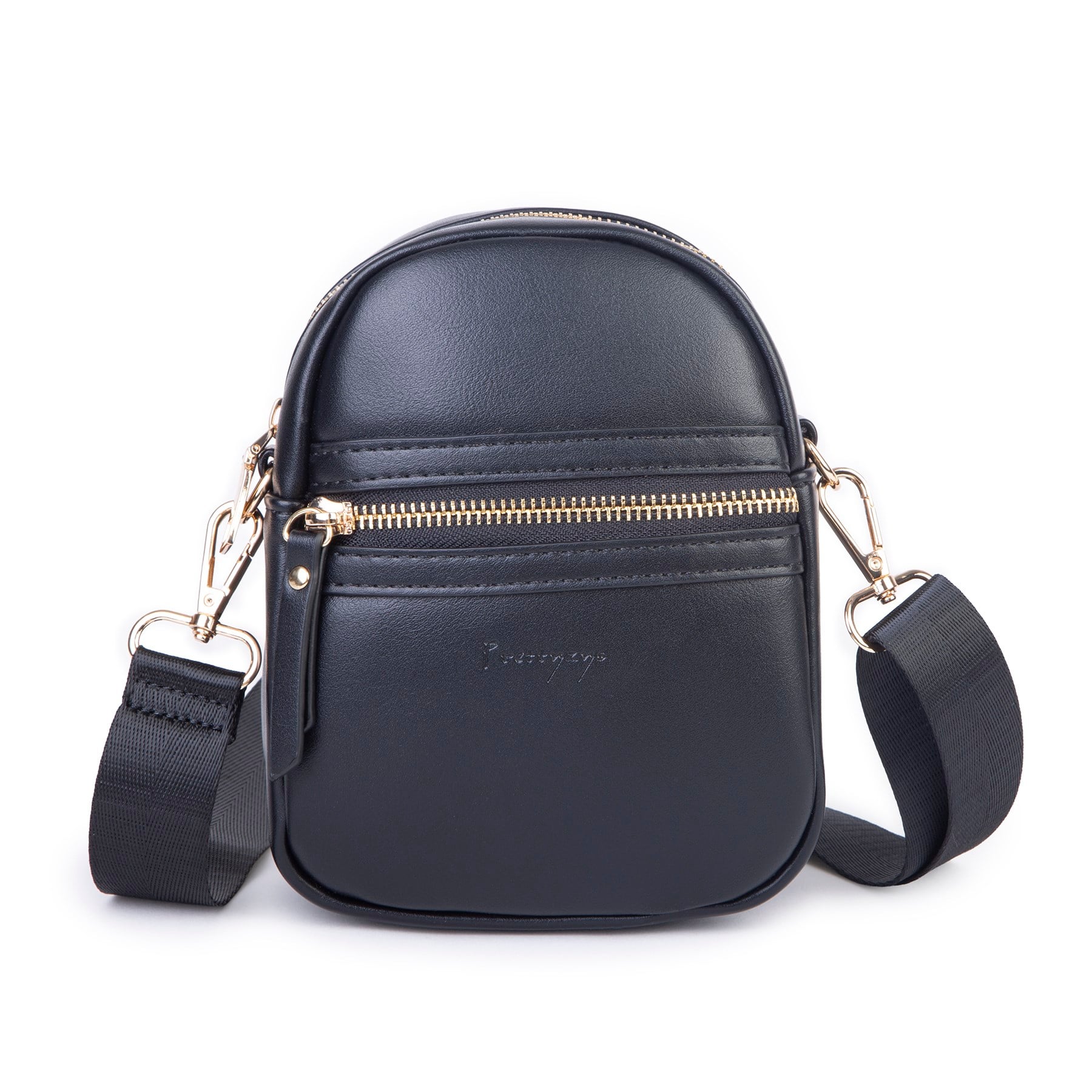 Nas Bag Kadın Mini Telefonluk Postacı Çantası (en : 14 cm ; boy: 18 cm ) Siyah