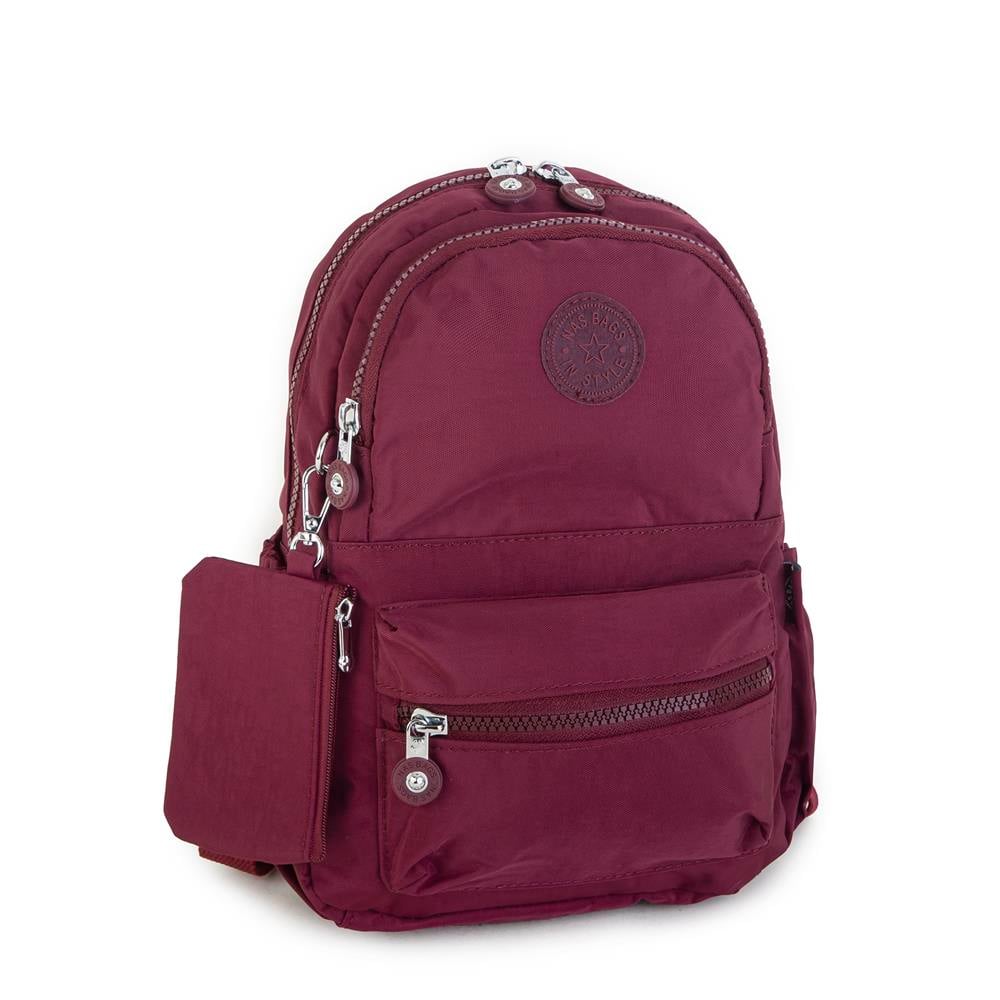 Nas Bag Kadın Sırt Çantası Bordo