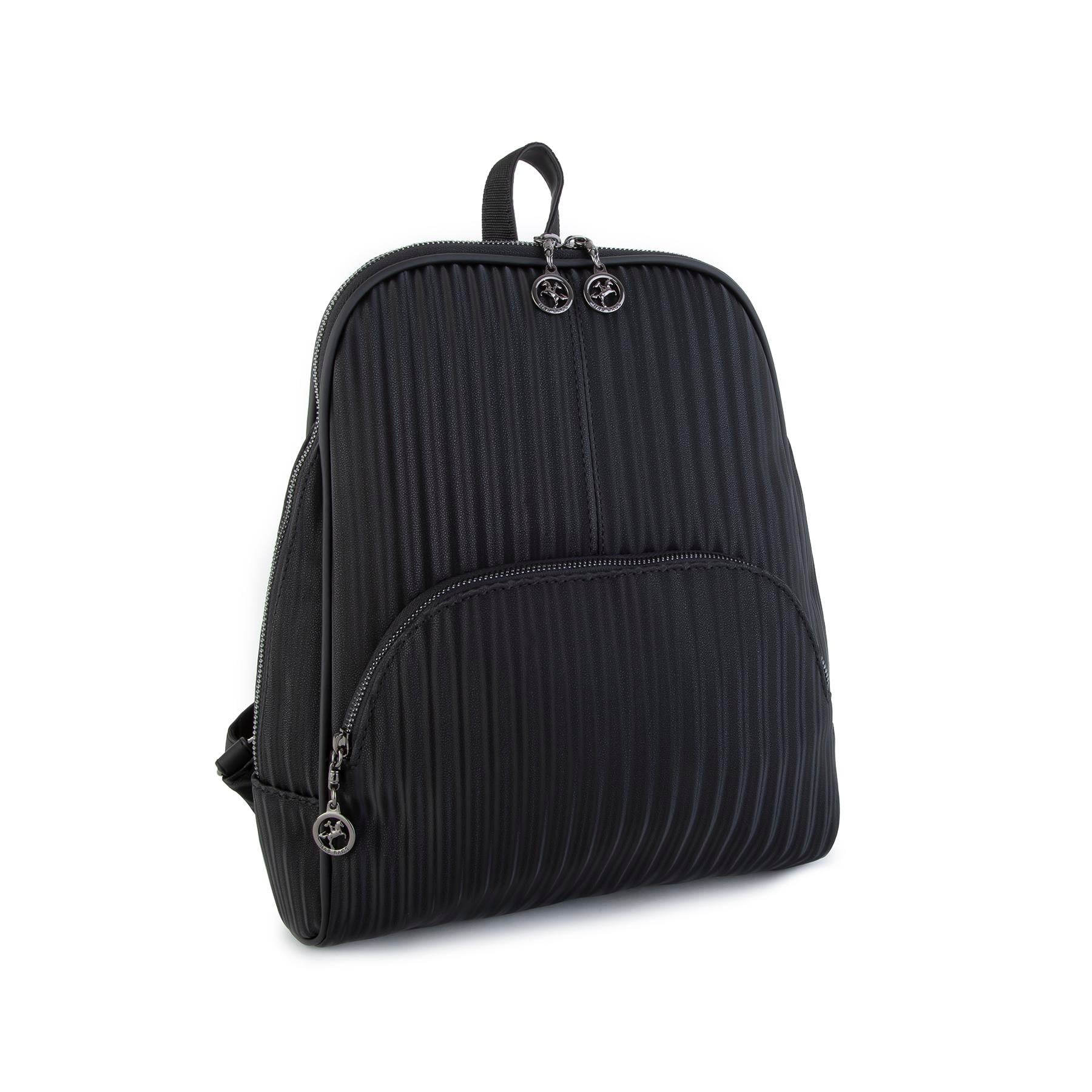 Nas Bag Kadın Sırt Çantası Orjinal Siyah Cosmos  (Eni :28 cm, Boyu :40cm)