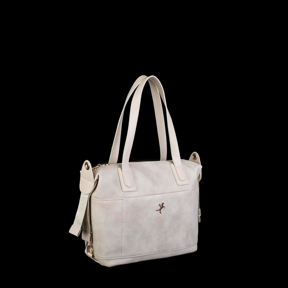 Nas Bag  Omuz Çantası Krem Raven
