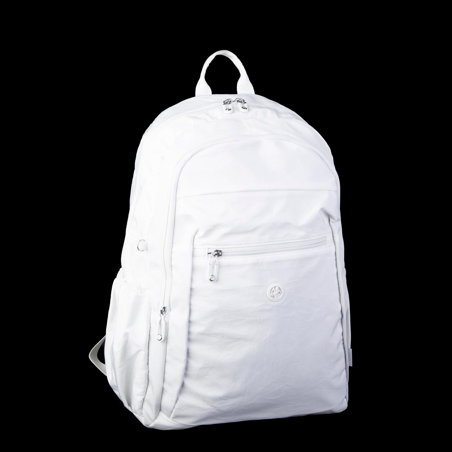 Nas Bag Unisex Büyük Boy Su Geçirmez (waterproof) Hafif Sırt Çantası Çok Gözlü Beyaz