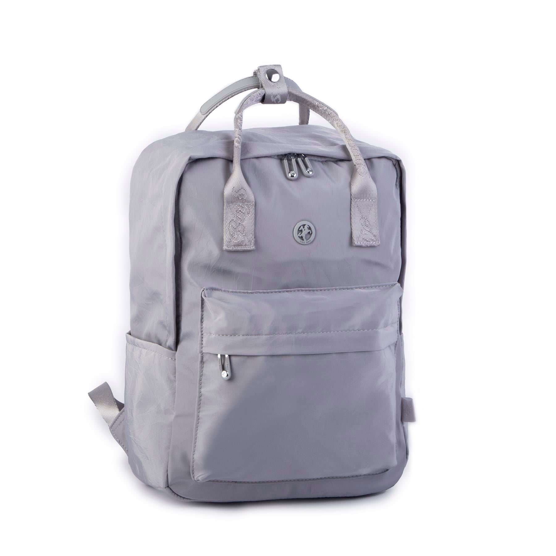 Nas Bag Unisex Sırt ve El Çantası Büyük Boy Su Geçirmez Sırt Çantası (29x40 cm ) Gri