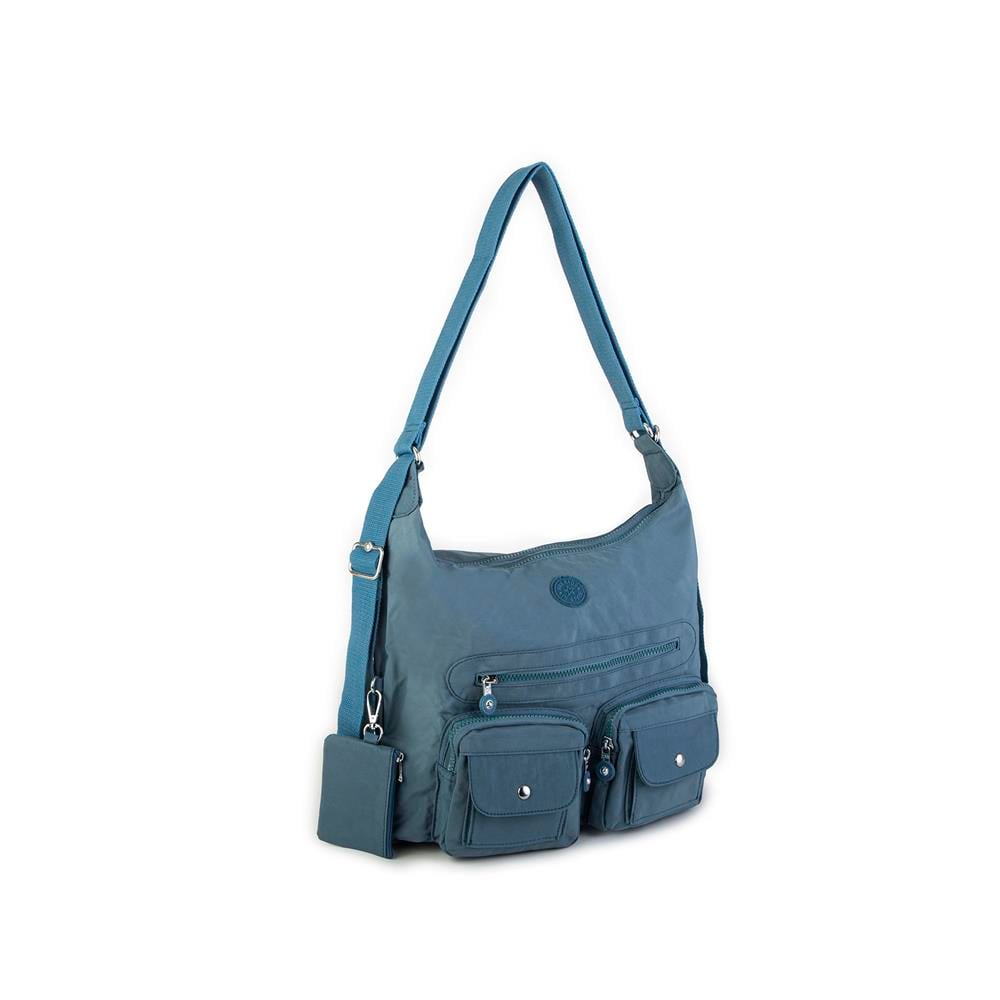 Nas Bag Unisex Zararlı Kimyasal İçermeyen Su İtici Özelliğe Sahip Omuz ve Sırt Çantası Dönüştürülebilir Tasarım  Kot