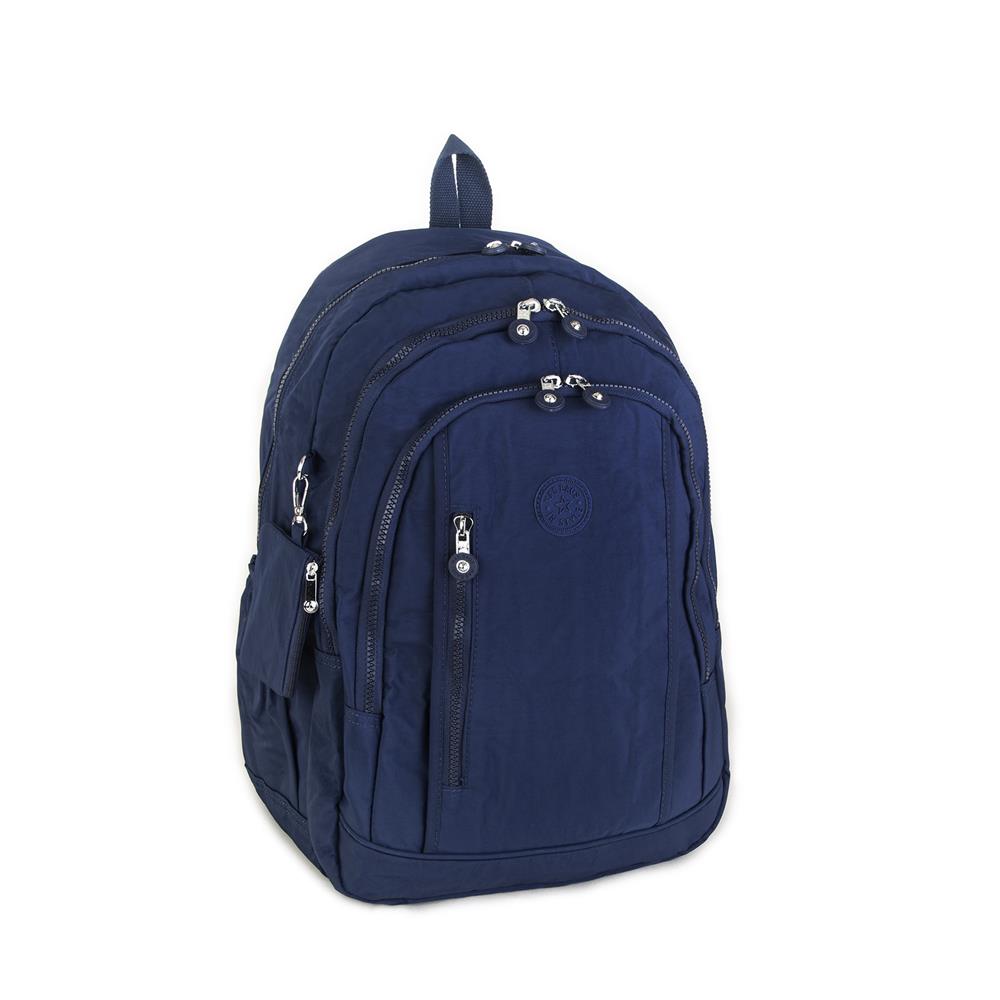 Nas Bag Unisex Zararlı Kimyasal İçermeyen Waterproof Sırt Çantası Lacivert