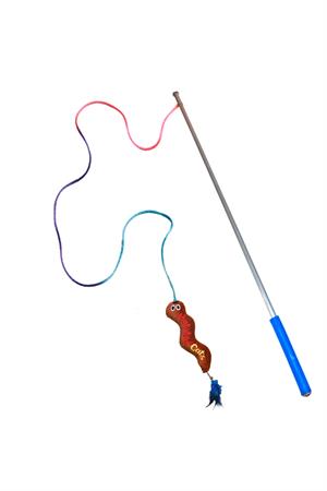 Matatabi Cats Al. Saplı Wormy Kedi Oltası, Sesli Peluş Kedi Oyuncaklı -  Doğal  Matatabi İçerikli