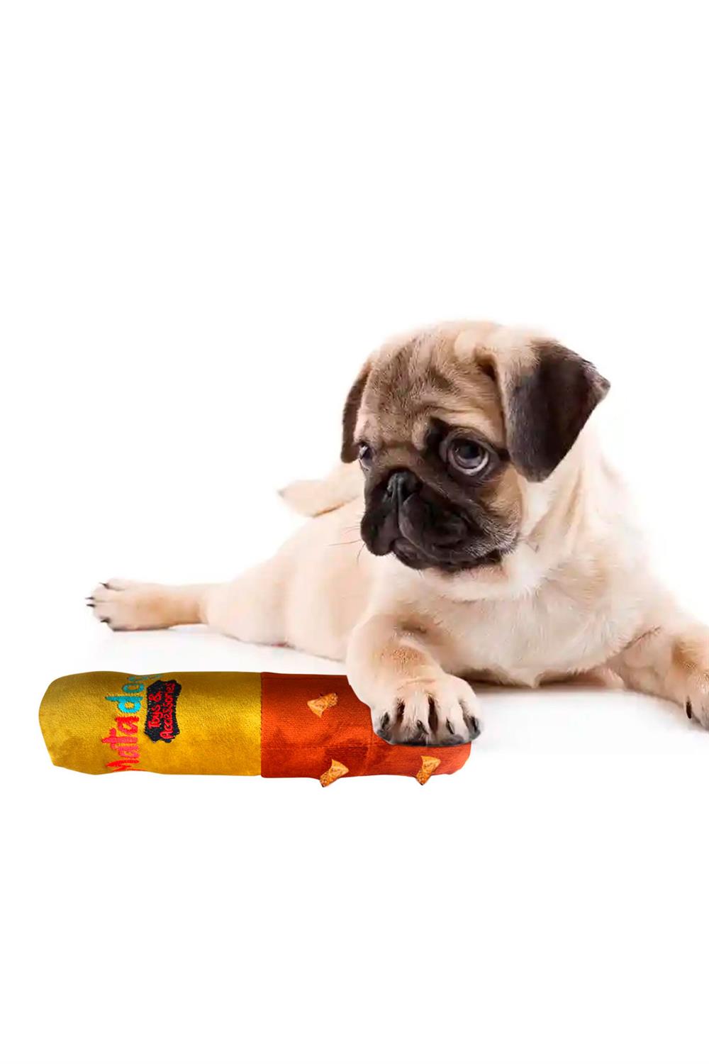 Mata Dogs BONE sesli,kumaş,nakışlı köpek oyuncağı